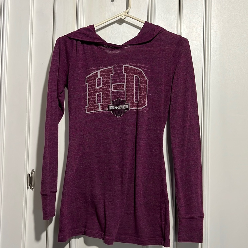 Harley Davidson long sleeve hoodie small